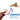 A person holding a pink donut-shaped toy with a built-in squeaker, with a German Shepherd in the background. Blue sound waves indicate the toy’s squeaky function. Text: Built in Squeaker with a description about entertaining dog.