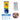 A dog toy shaped like sunscreen next to crinkly materials showing it is safe and mess free